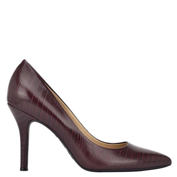 Nine West Fifth 9x9 Pointy Toe Red Pumps | South Africa 44C70-6Y79